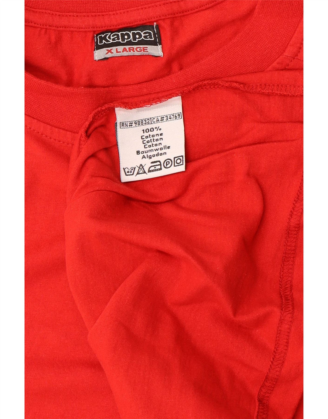 Tricou Bărbați KAPPA Top XL Bumbac Roșu
