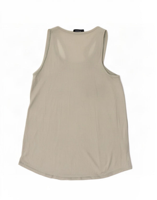 Max & Co. Femei Vest Top UK 12 Medium Gri Viscose