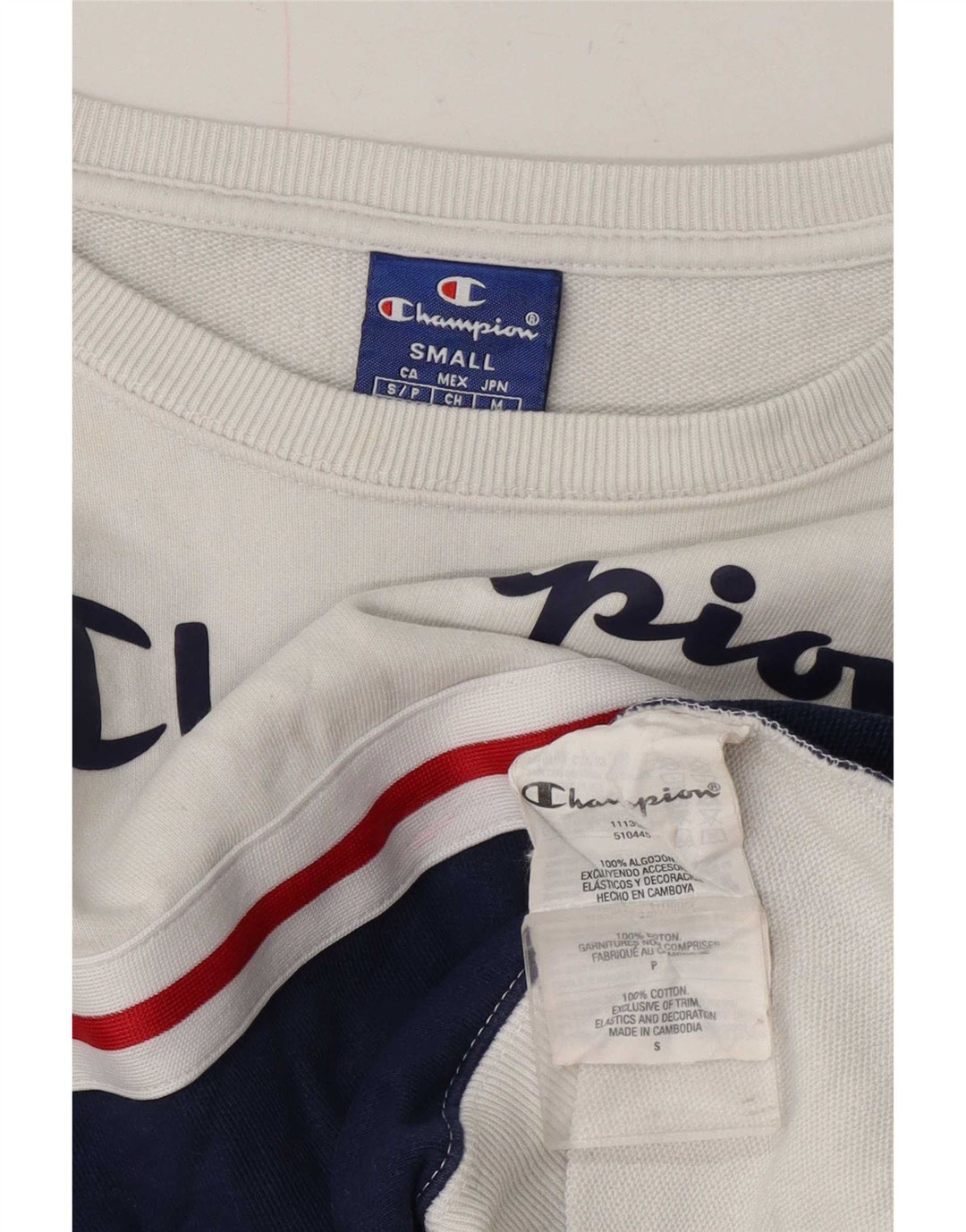 Pulover pentru femei Champion Oversized Crop Pulover UK 10 Small White