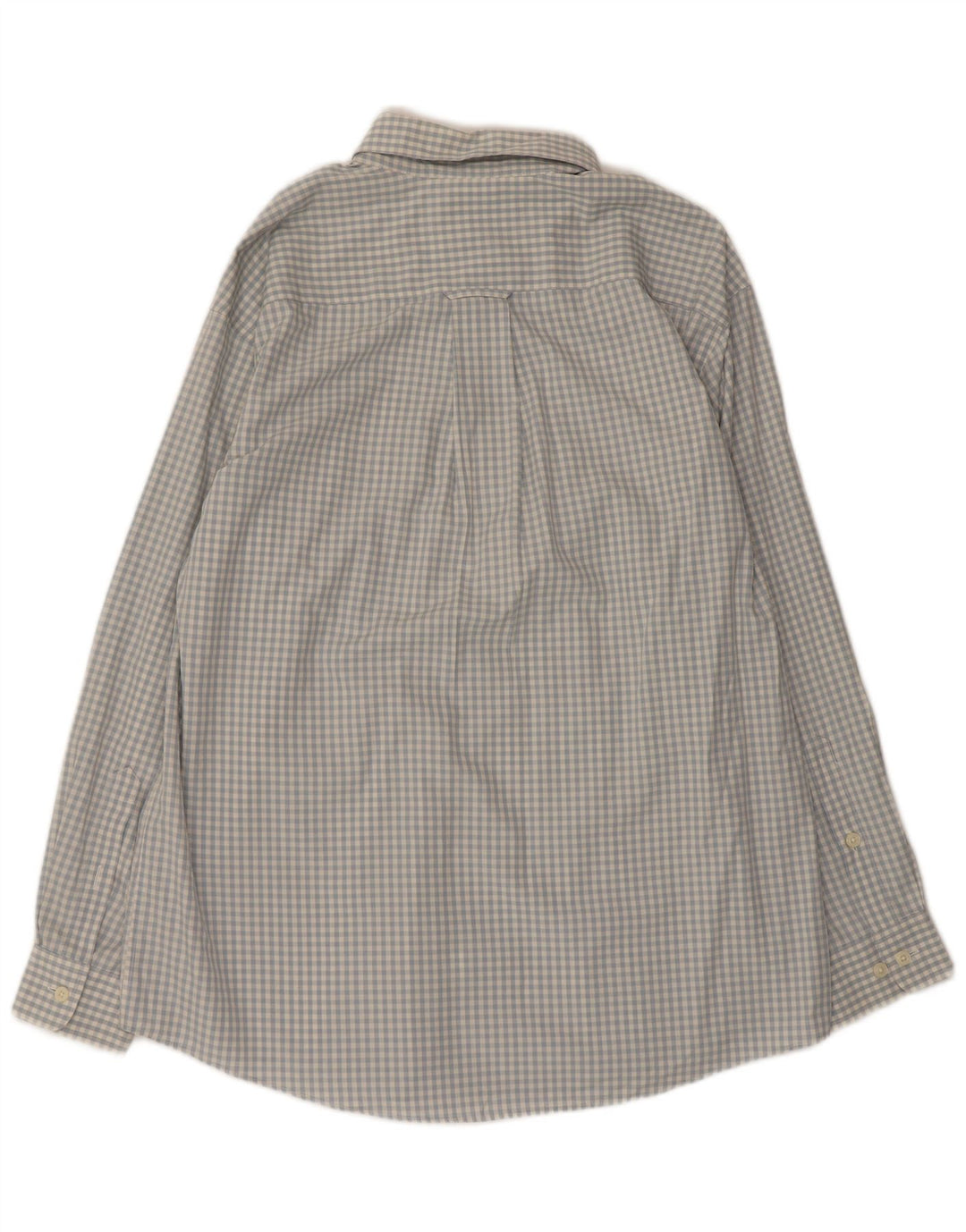 Cămașă pentru bărbați Orvis, mare, albastră, din bumbac