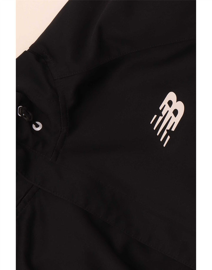 Jachetă de ploaie cu glugă pentru bărbați New Balance UK 38 Medium Black