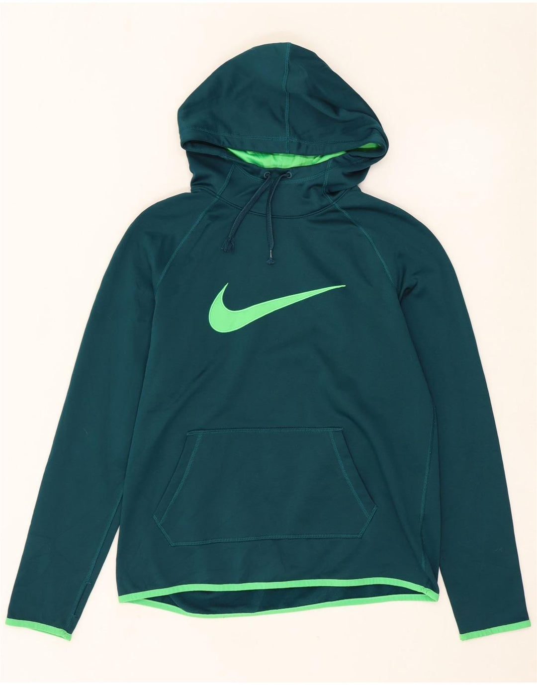 Pulover NIKE Dri Fit Graphic pentru femei UK 14 Poliester verde mediu