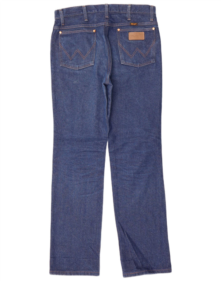 Blugi drepti pentru bărbați Wrangler W32 L32 Bumbac albastru