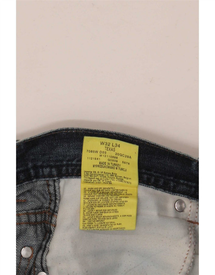 Blugi drepte pentru bărbați Wrangler Texas W32 L32 albastru