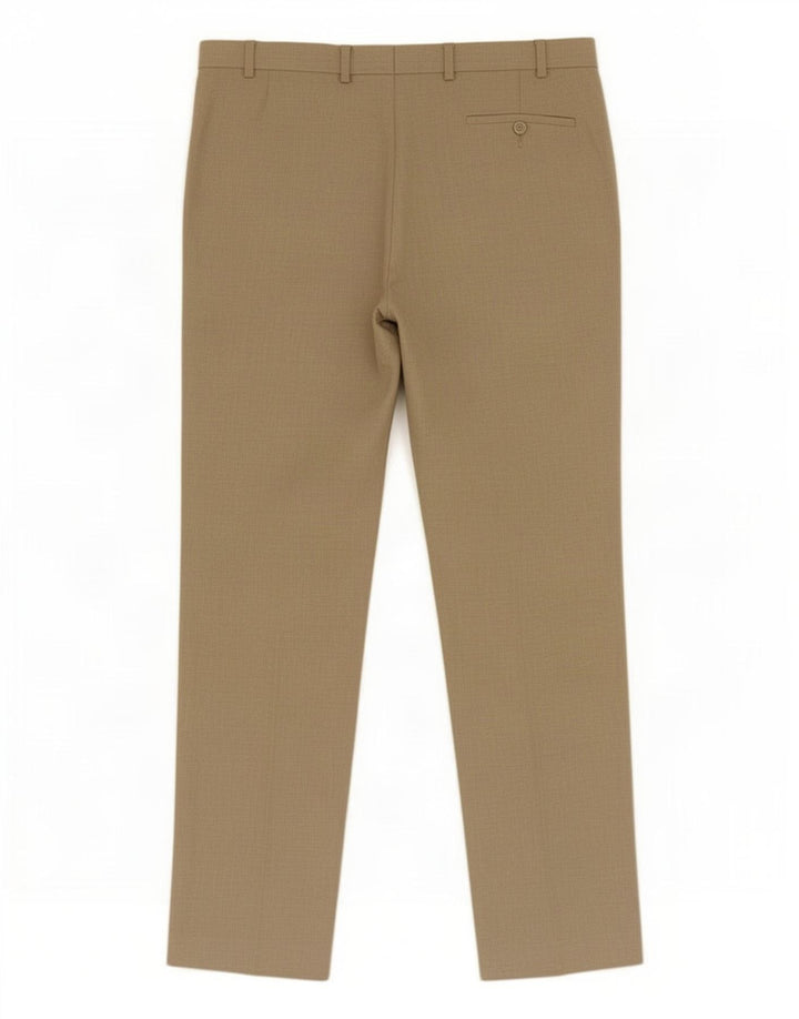 Marks & Spencer Pantaloni drepți pentru bărbați L38 L33 poliester bej