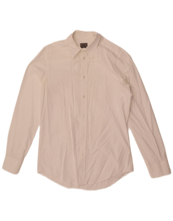 Cămașă pentru bărbați Calvin Klein Slim Fit Small White