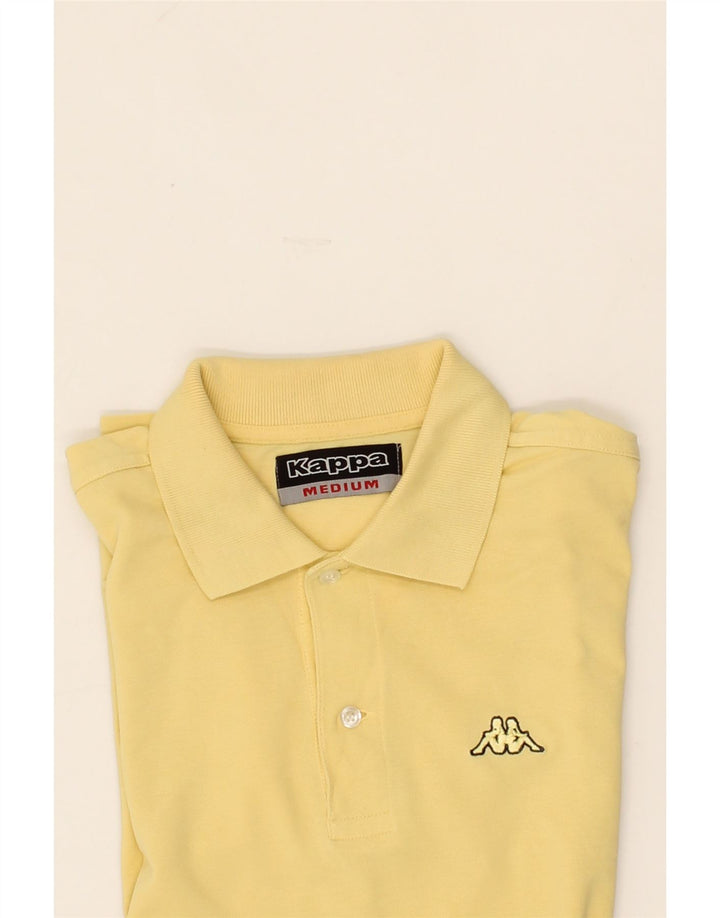 KAPPA Mens Polo Shirt Medium Yellow Cotton Vintage Kappa and Second-Hand Kappa from Messina Hembry 