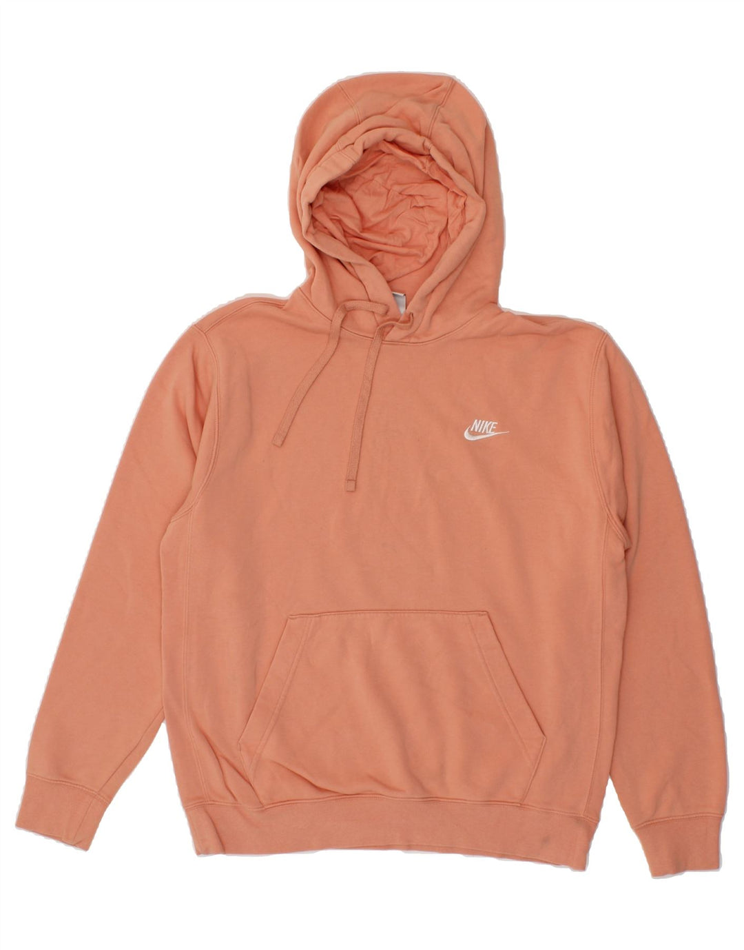 NIKE Mens Hoodie Jumper Medium Pink Cotton Vintage Nike and Second-Hand Nike from Messina Hembry 