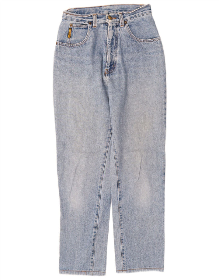 Blugi conici pentru femei Armani W26 L2 Albastru