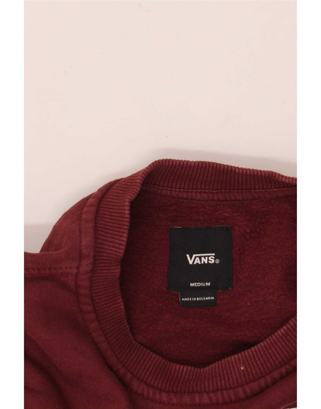 Hanorac grafic pentru bărbați Vans Jumper Medium Burgundy