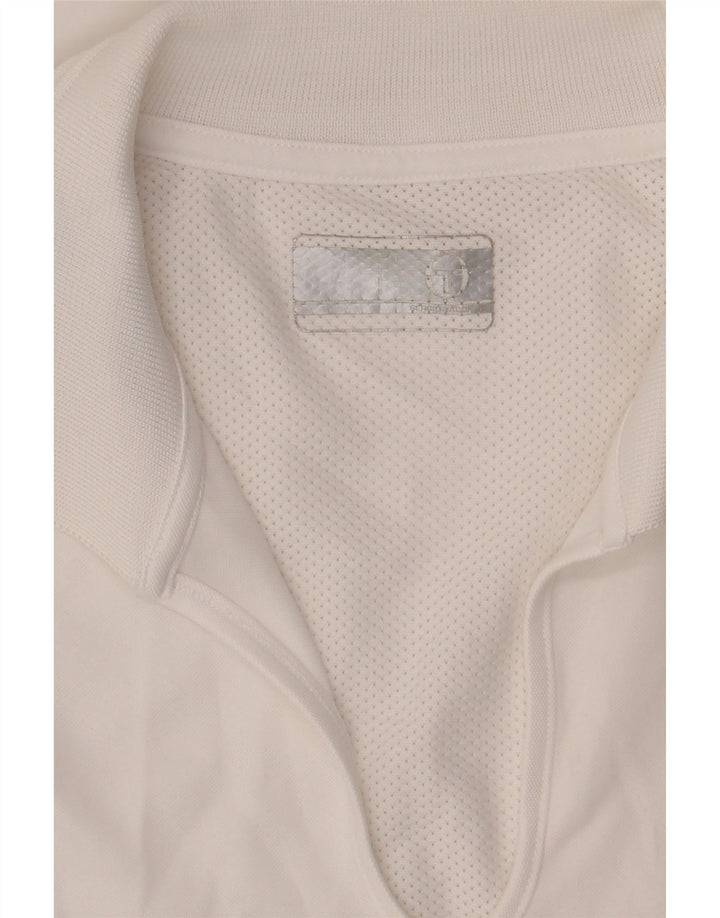 SERGIO TACCHINI Tricou polo pentru femei UK 12 Medium White Colorblock