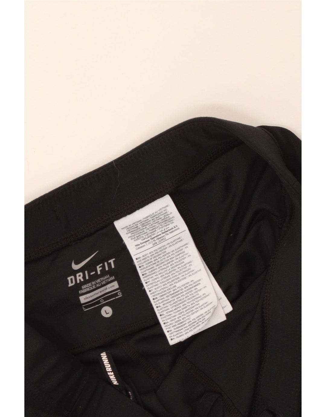 Leggings Nike Dri Fit pentru femei UK 14, mare, negru, poliester