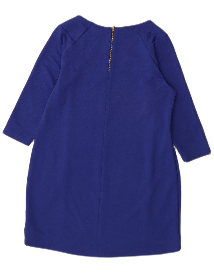 Rochie mișcată cu mâneci 3/4 pentru femei Marks & Spencer, UK 12, albastru mediu