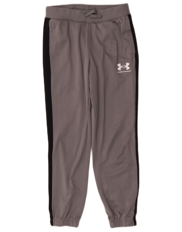 Under Armour Boys Tracksuit Trousers Joggers 9-10 Years Medium Grey