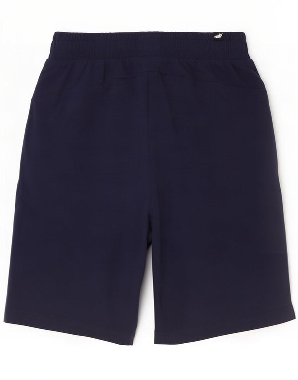 Pantaloni scurți sport Puma pentru bărbați, bumbac, albastru, mediu