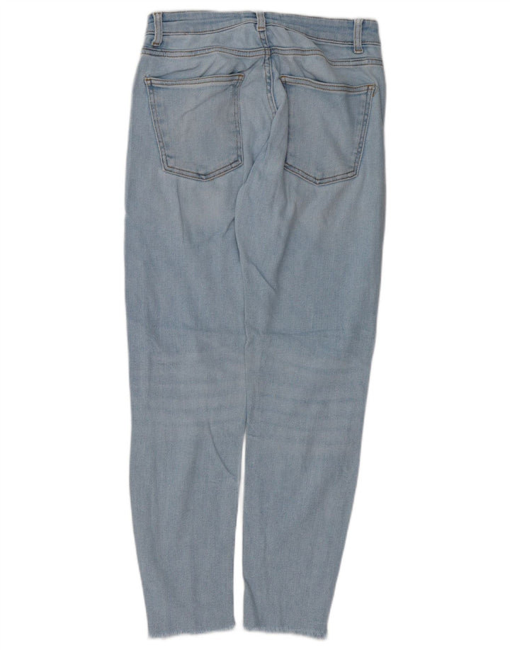 Blugi conici pentru femei ZARA EU 36 XS W26 L28 Bumbac albastru