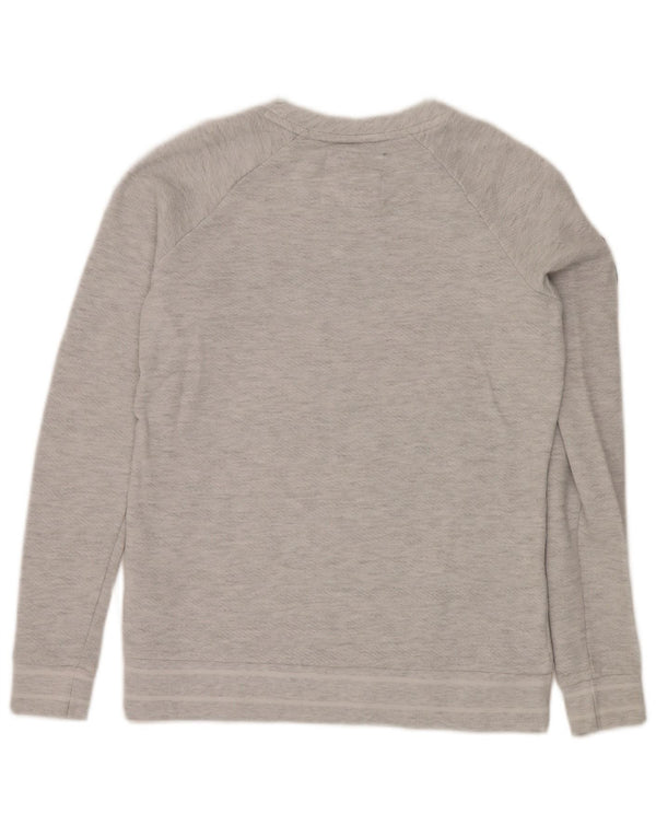 Pulover cu grafic pentru femei Superdry UK 6 XS bumbac gri