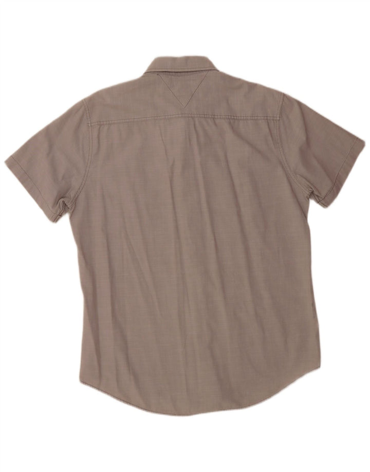 Cămașă cu mânecă scurtă TOMMY HILFIGER pentru bărbați, gri mare