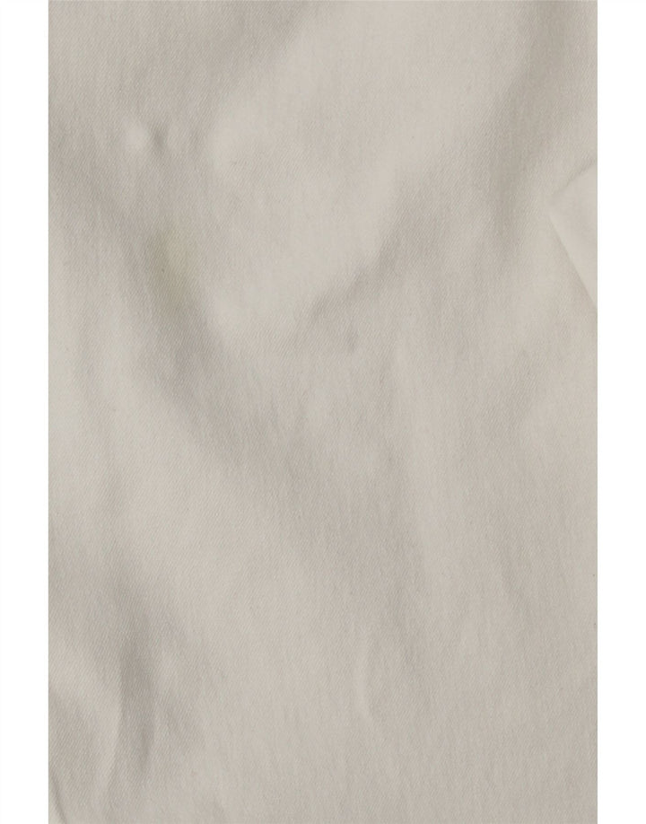 Pantaloni casual drepti pentru femei RALPH LAUREN US 12 Large W32 L27 Alb