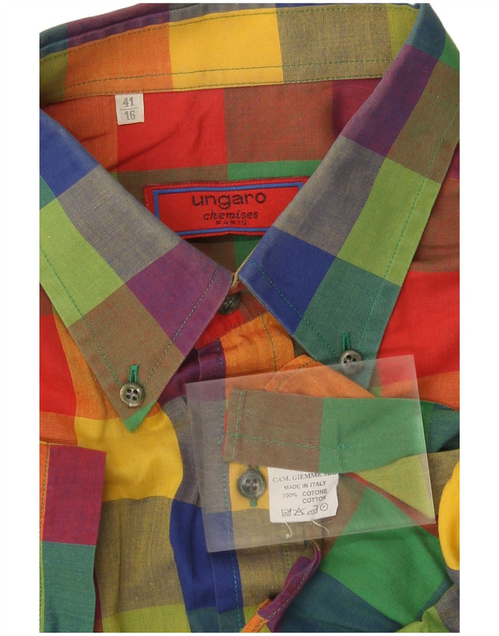 Cămașă pentru bărbați Ungaro Mărimea 41 16 Mare, multicoloră