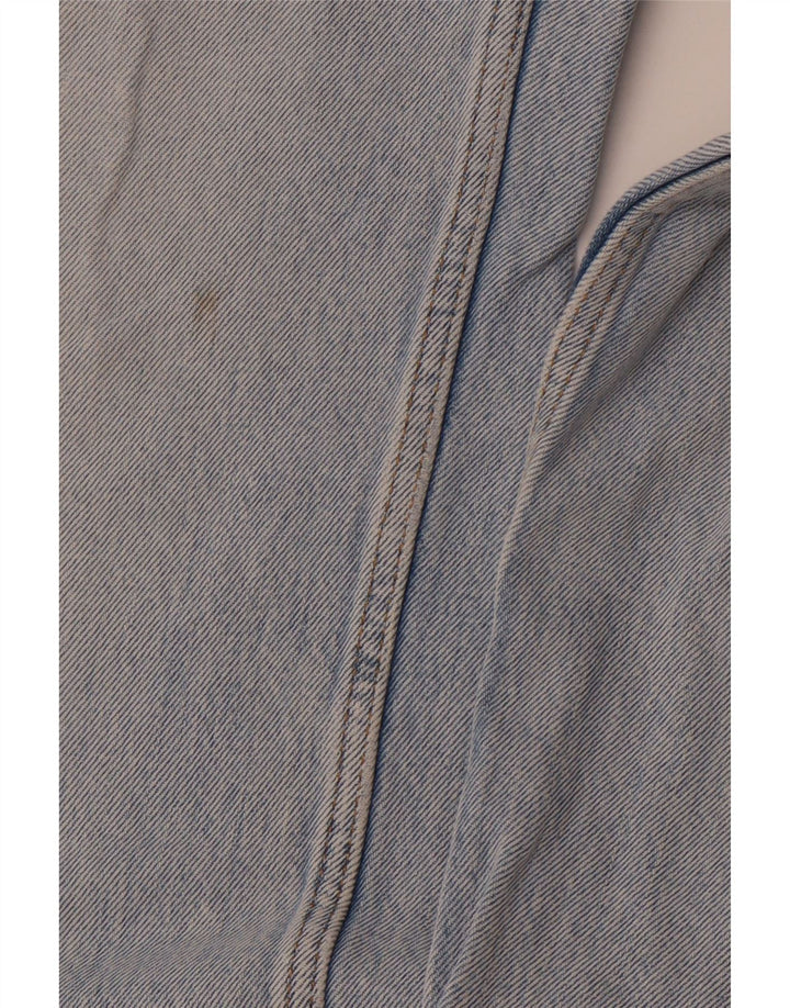 Blugi Distressed Straight ZARA pentru bărbați EU 38 Mici L30 L30 Albastru