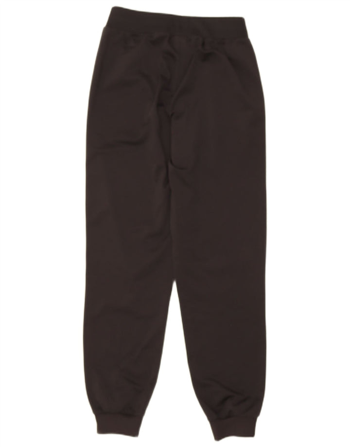 PUMA Boys Graphic Tracksuit Trousers Joggers 13-14 Years Black Polyester