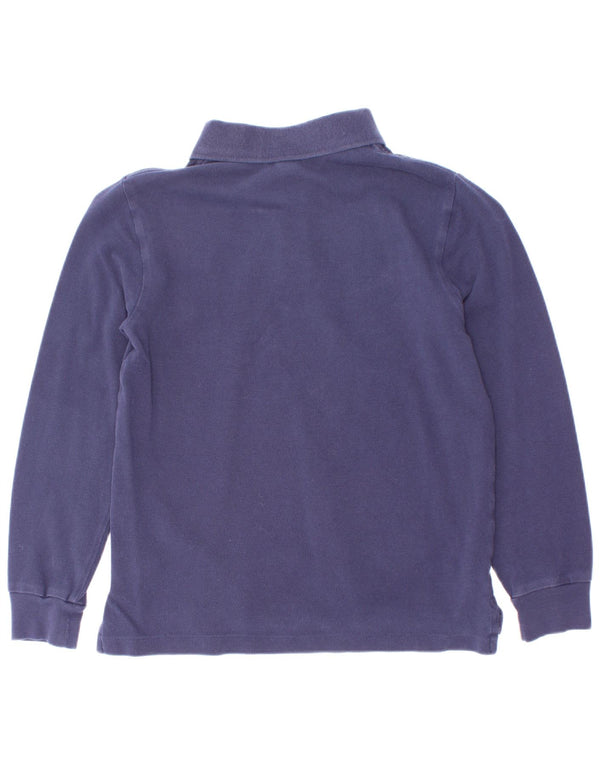Cămașă cu mânecă lungă Polo Ralph Lauren băieți 6-7 ani bumbac bleumarin