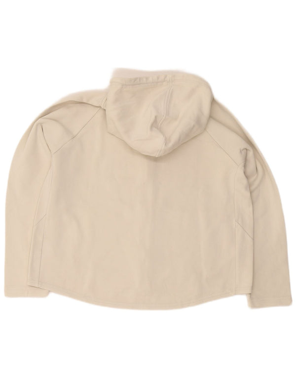 Pulover Puma pentru femei cu fermoar, UK 18 XL, bumbac alb