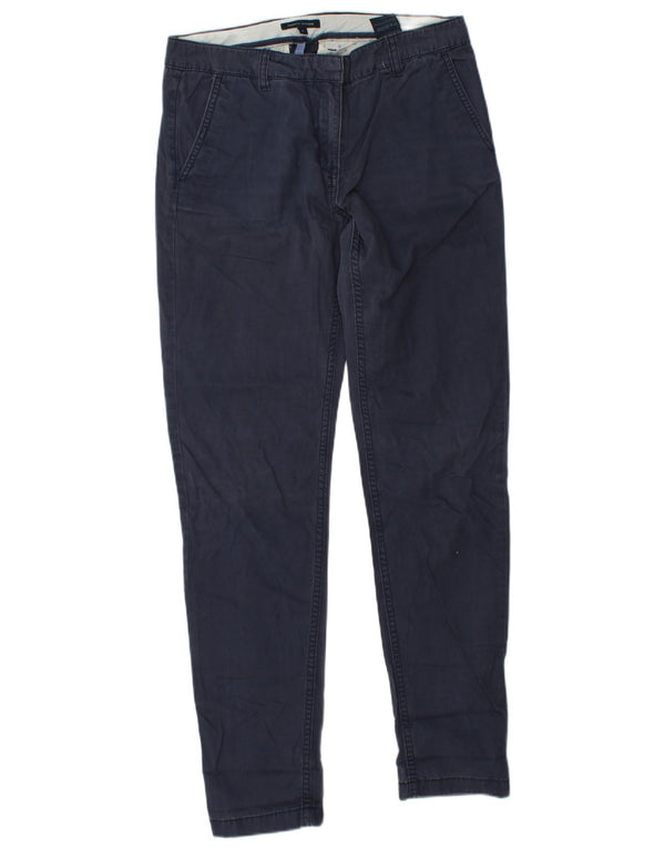 TOMMY HILFIGER Pantaloni chino subțiri pentru femei US 6 Medium W29 L32 bleumarin
