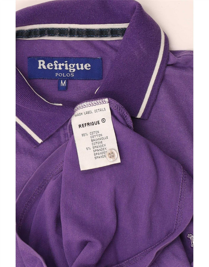 Tricou polo Refrigue pentru bărbați, bumbac violet mediu