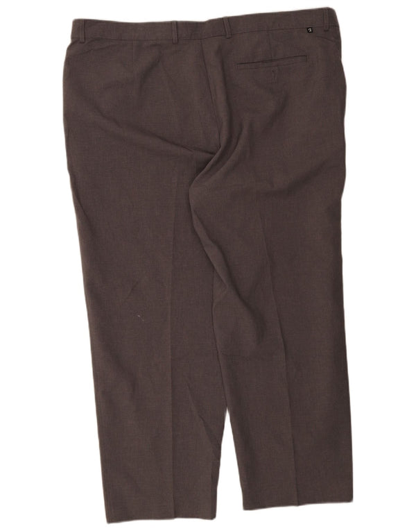 Farah Pantaloni Chino Drepți Bărbați L48 L29 Gri Poliester