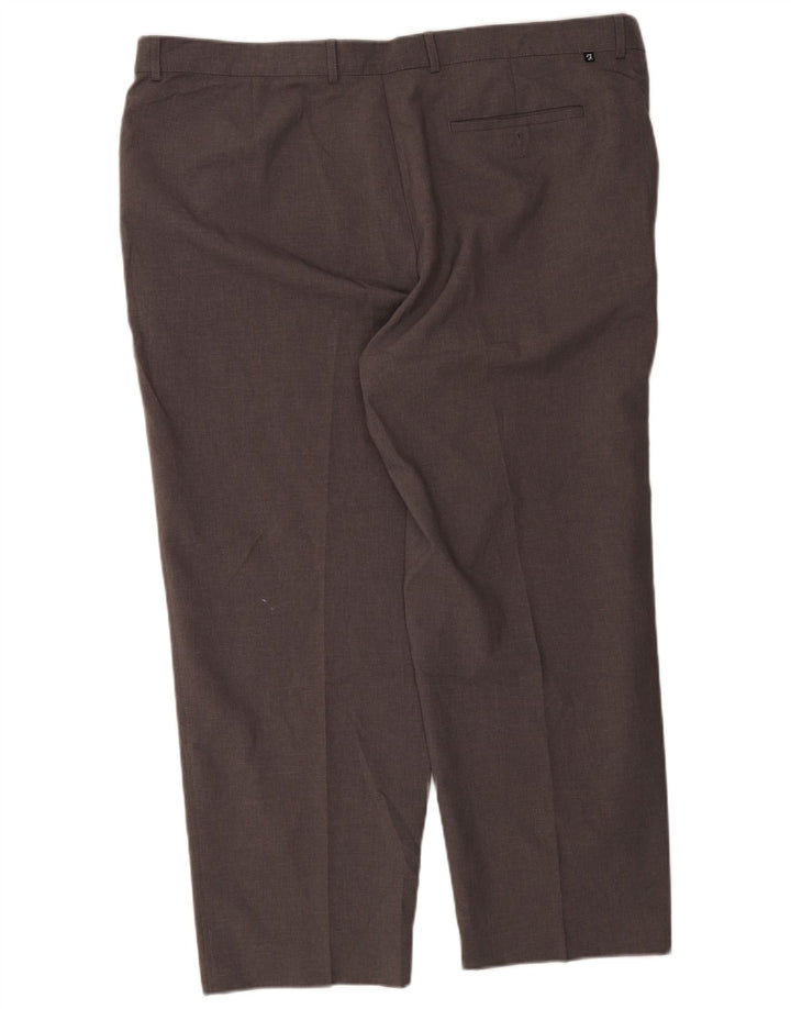Farah Pantaloni Chino Drepți Bărbați L48 L29 Gri Poliester