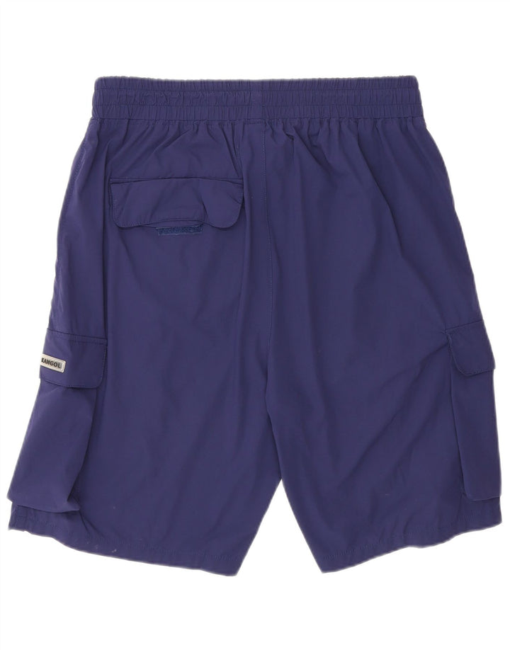 Pantaloni scurți sport cargo pentru bărbați Kangol XL, nailon bleumarin