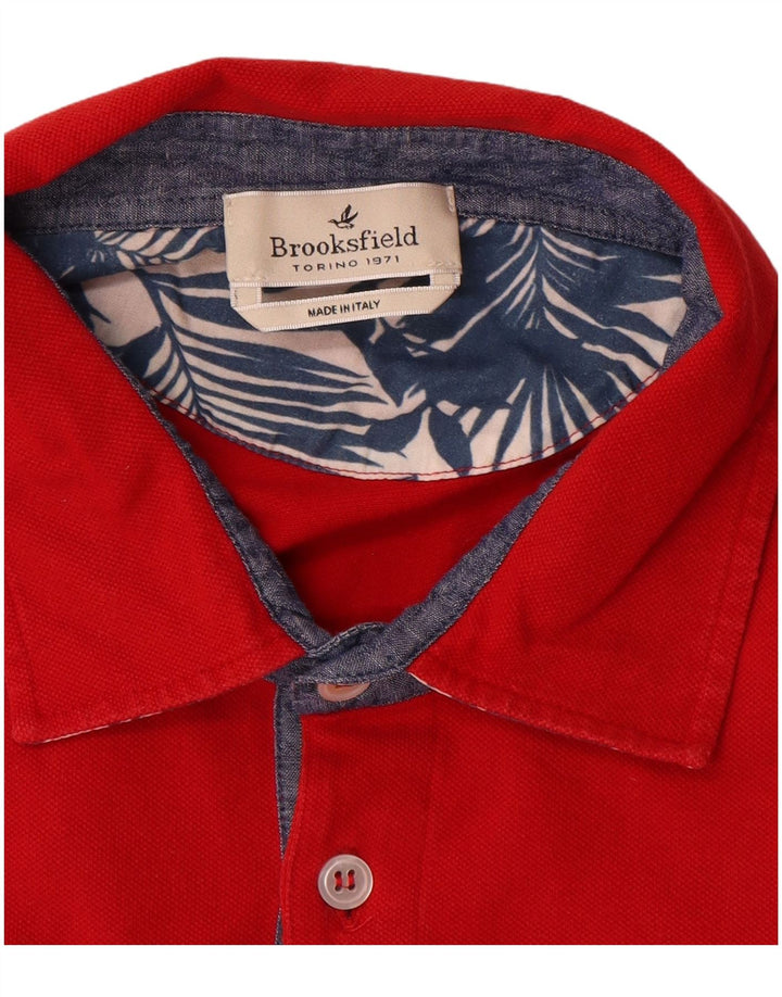 Tricou polo Brooksfield pentru bărbați, roșu mare