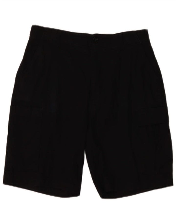 Pantaloni scurți cargo pentru bărbați Zara EU 42 Large W32 Bumbac negru