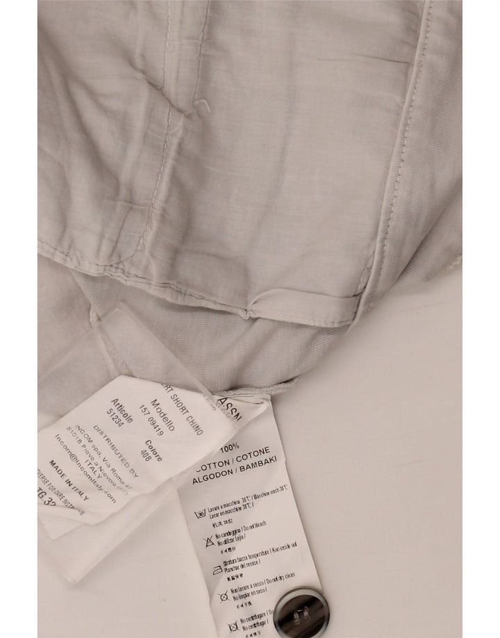 U.S. POLO ASSN. Pantaloni scurți chino pentru bărbați W32 bumbac alb mediu