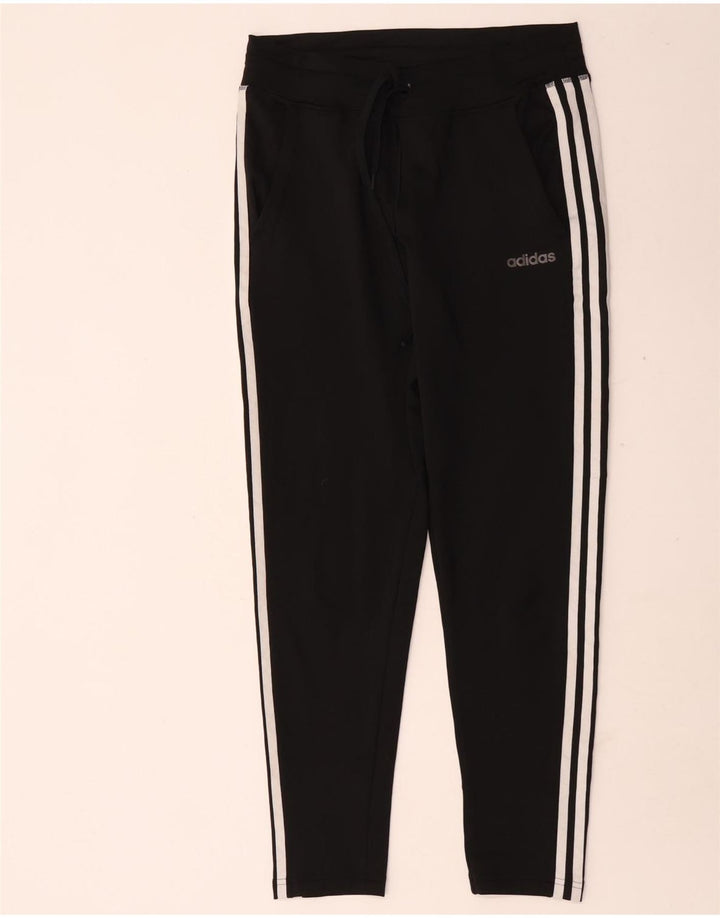 Pantaloni de trening Adidas pentru femei UK 8/10 Poliester negru mic