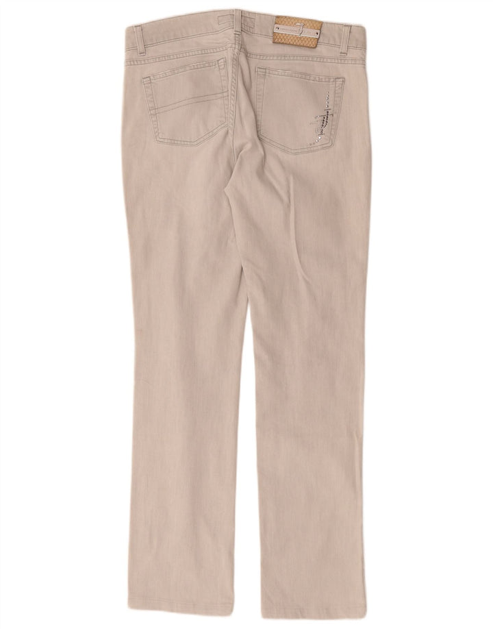 Trussardi blugi subțiri pentru femei W30 L30 bumbac gri
