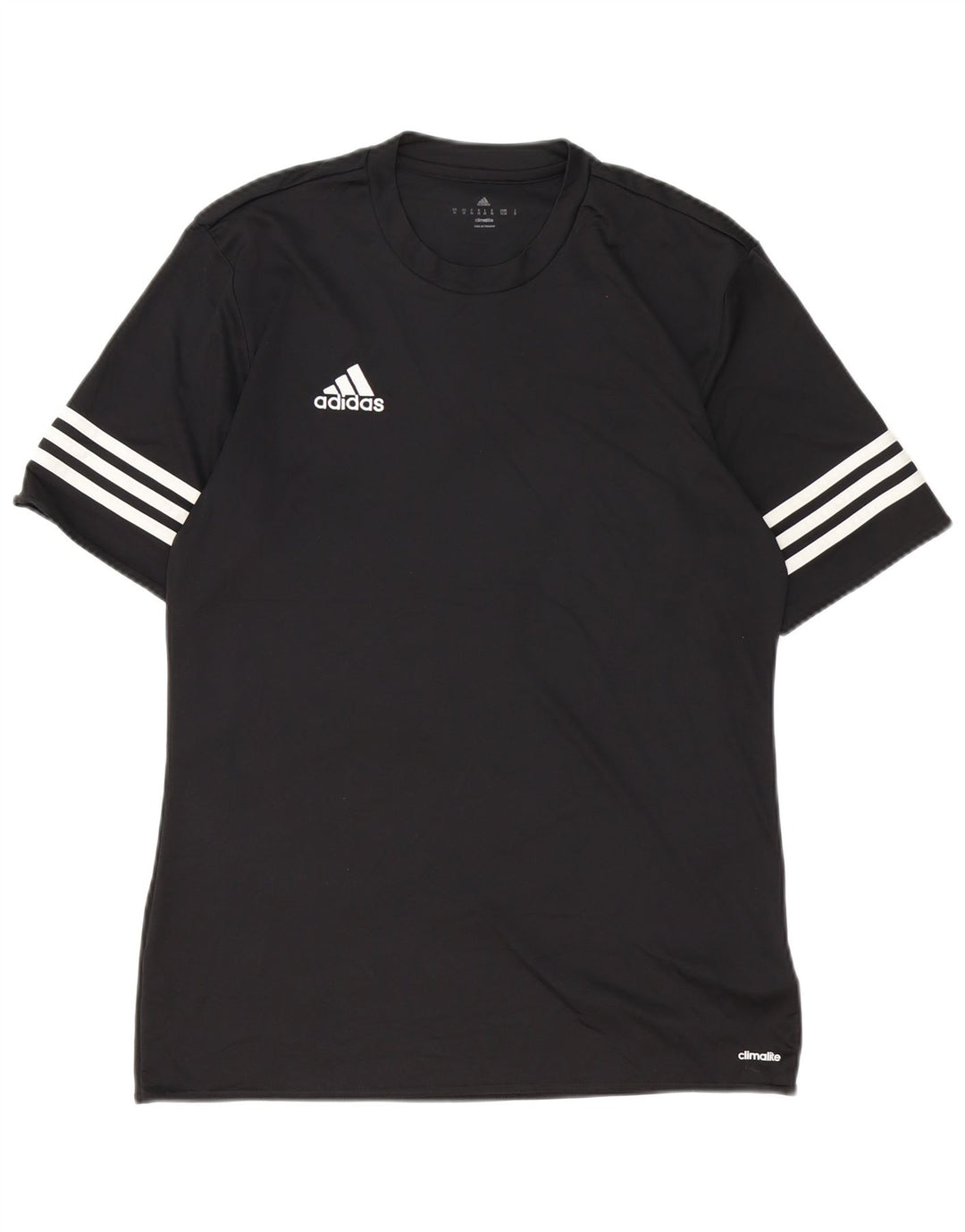 Tricou Adidas Climalite pentru bărbați Top Mediu Poliester Negru