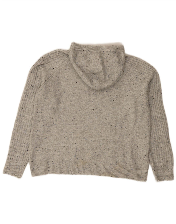 Pulover cu glugă pentru femei Marks & Spencer UK 14 Medium Gri Pete