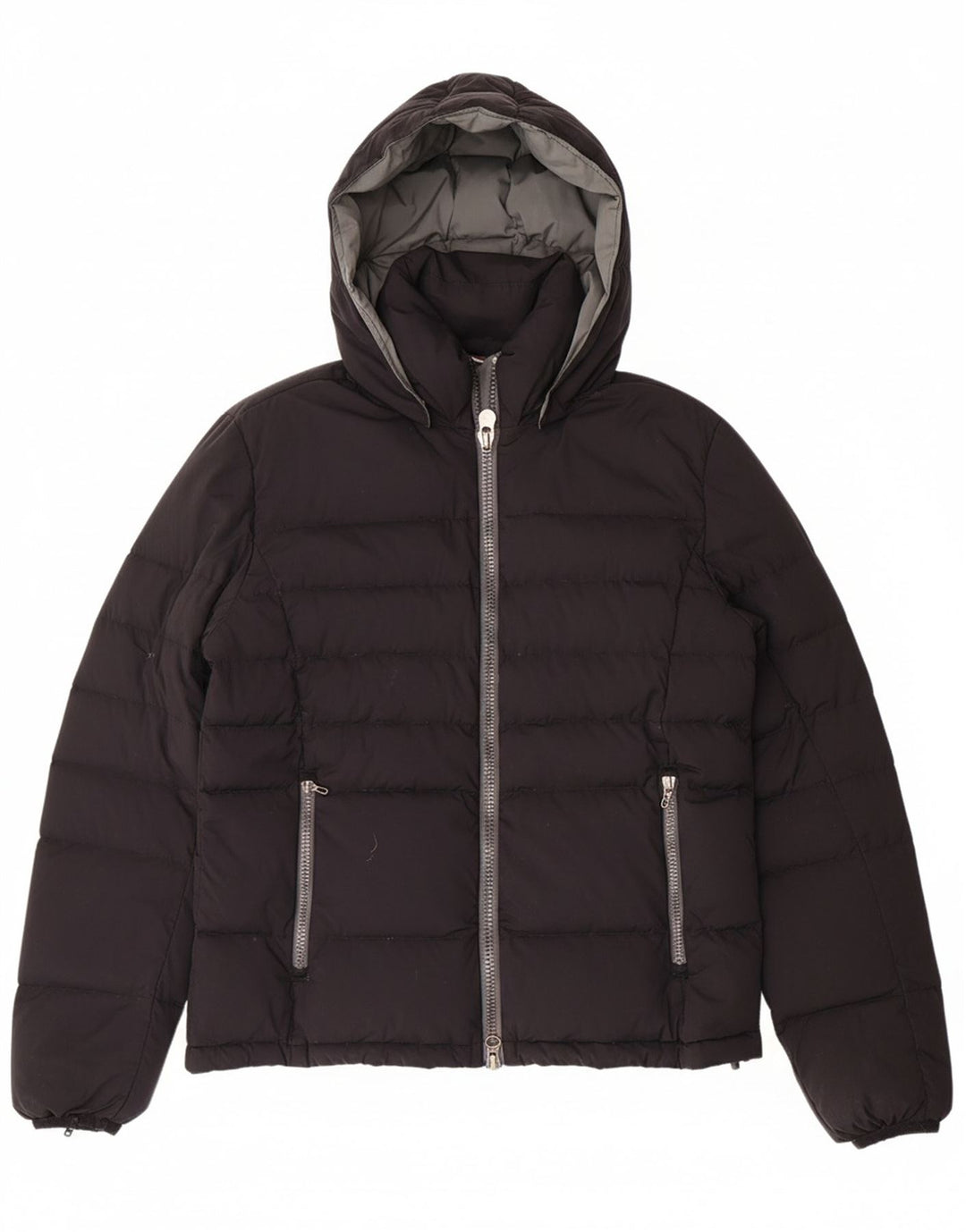 COLMAR Mens Hooded Padded Jacket IT 48 Medium Black Polyamide