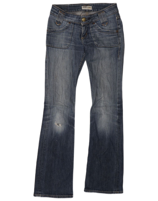 Lee Womens Seasonal leola Bootcut Jeans W27 L33 Blue Cotton