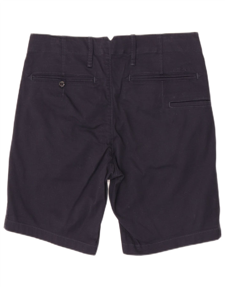 Pantaloni scurti cargo G-Star pentru bărbați W33, bumbac, albastru bleumarin mediu