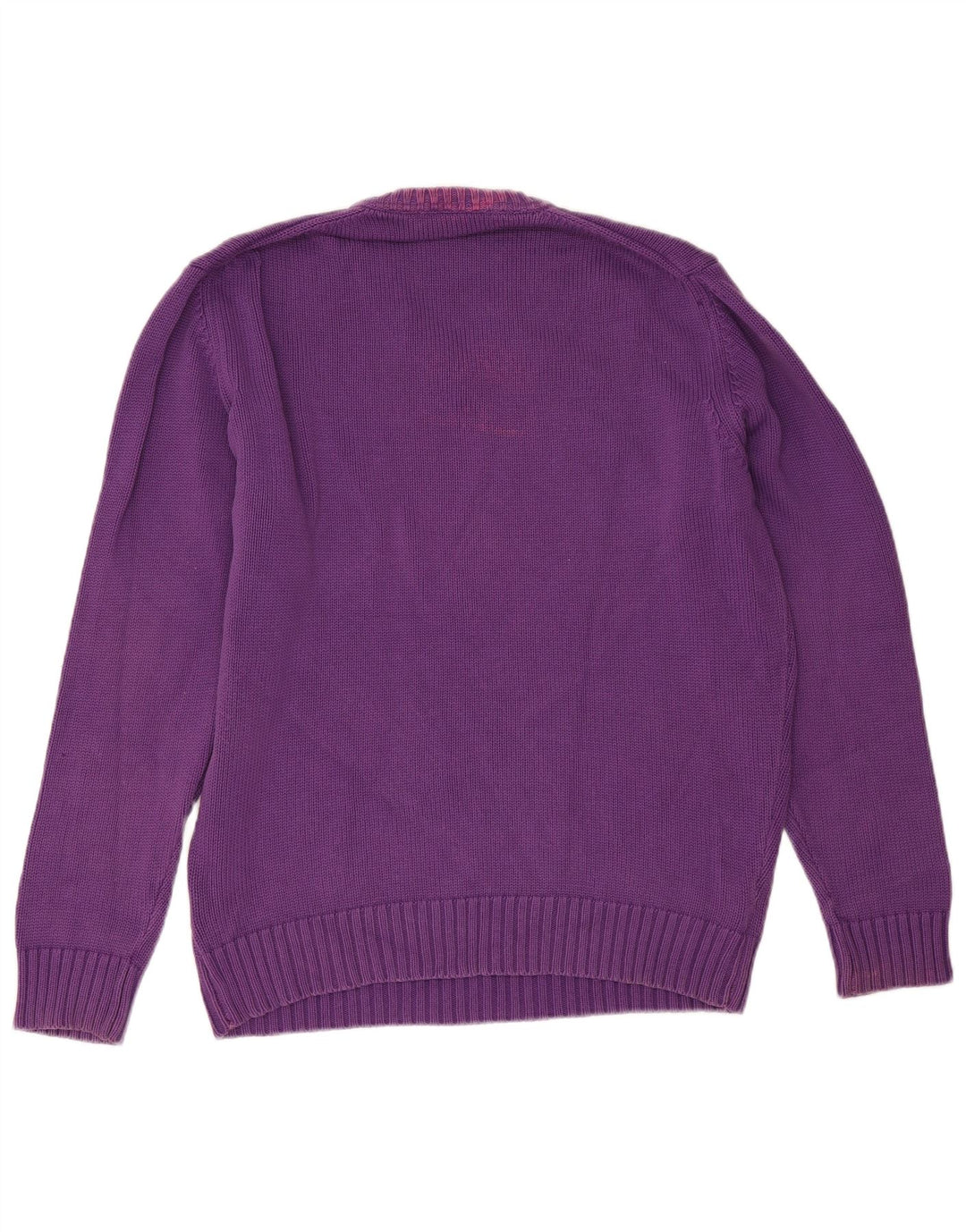 Pulover pentru bărbați Zara, cu decolteu în V, mare violet
