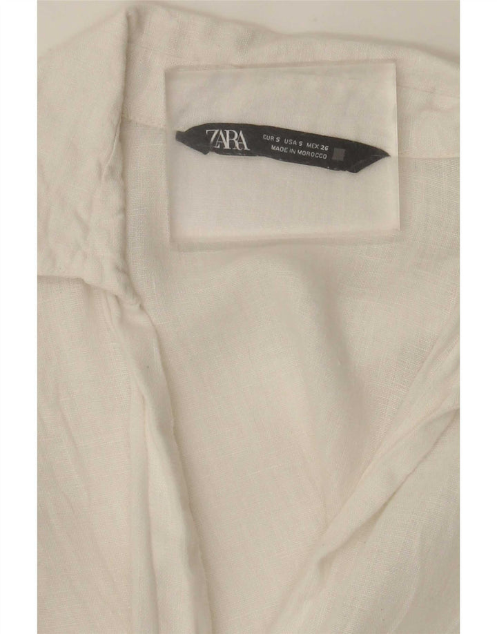 Cămașă pentru femei Zara UK 10 Small White