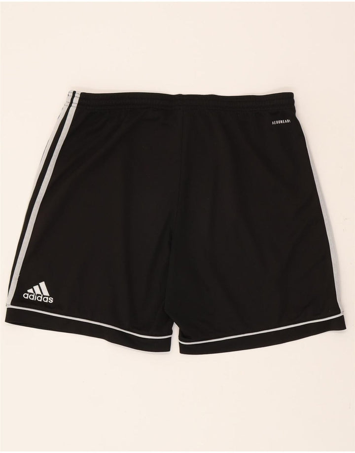 Pantaloni scurți sport Aeroready Adidas pentru bărbați, poliester mediu negru