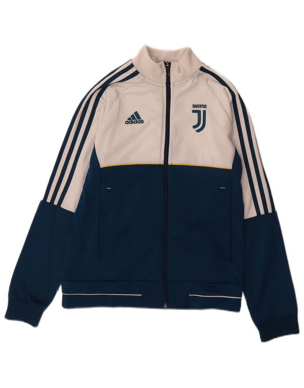 Jachetă de top pentru trening Adidas pentru băieți Juventus 11-12 ani, albastru, color block