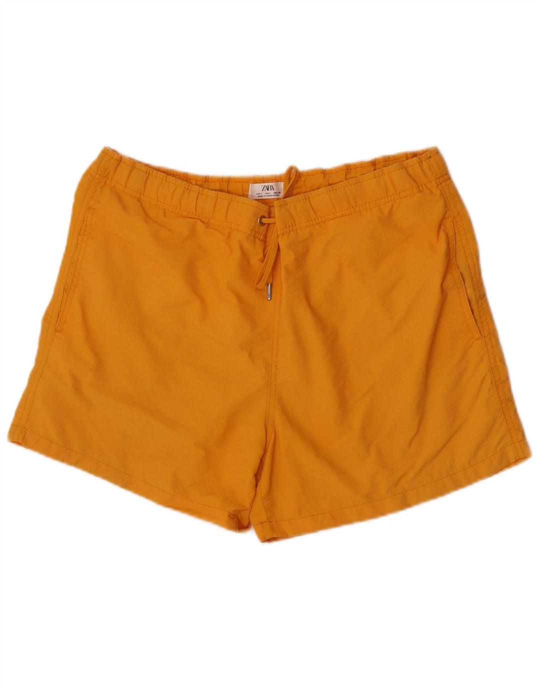 Pantaloni scurți de înot pentru bărbați Zara, nailon, galben mari