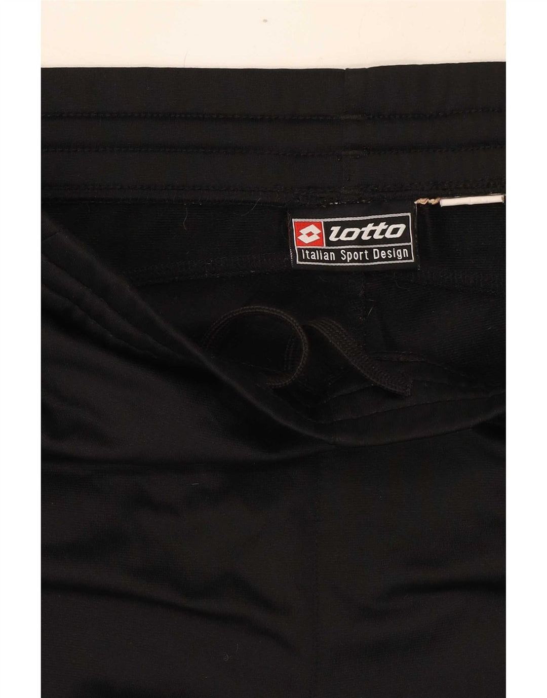 Pantaloni de trening Lotto pentru bărbați, negri medii, blocuri de culoare