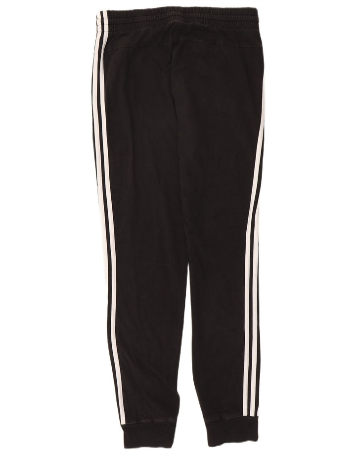 Pantaloni de trening pentru femei ADIDAS Joggeri UK 12/14 Bumbac mediu negru